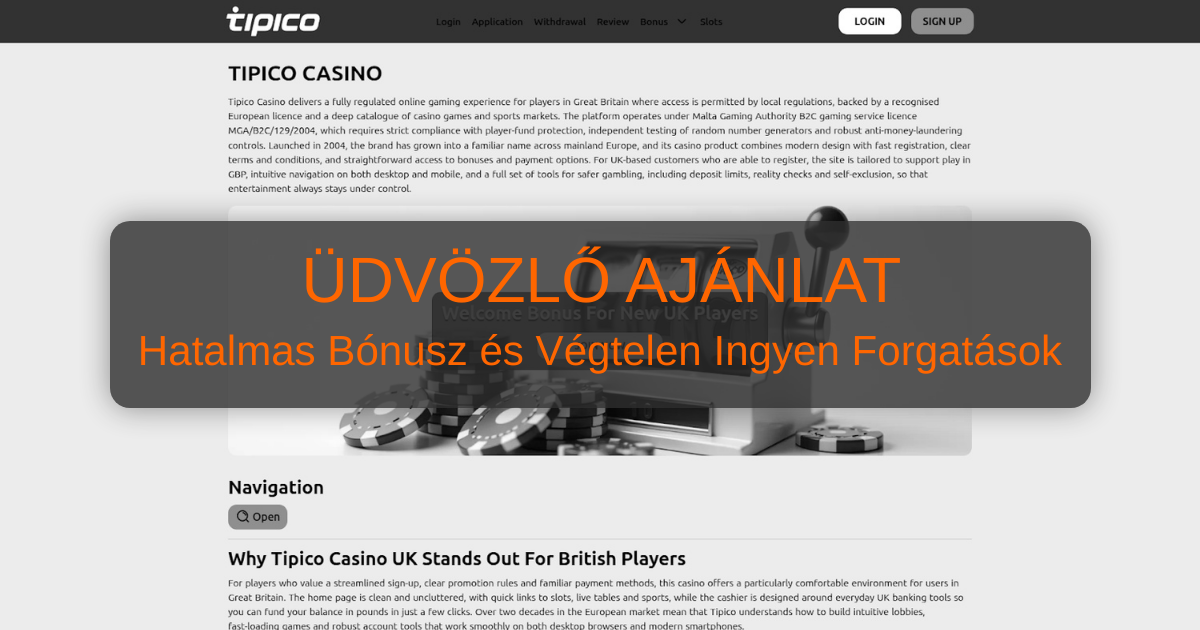 Tipico Casino welcome bonus